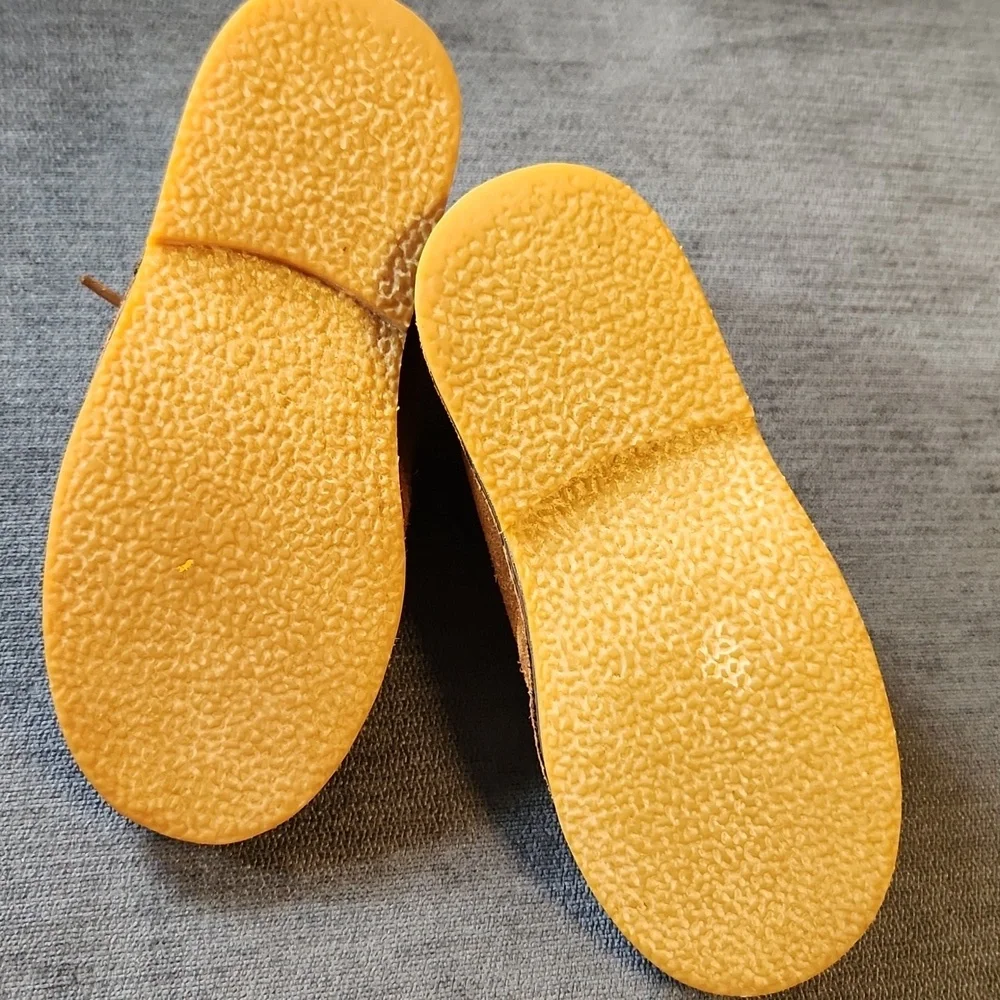 Ralph Lauren Tan Suede Kids Chukka Boots sz 10